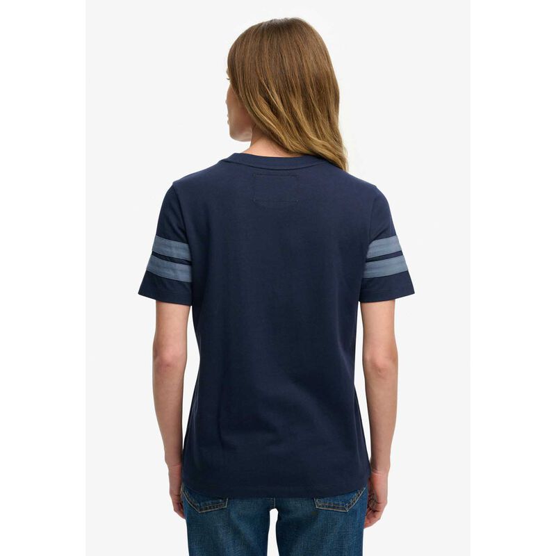 Superdry Varsity Stripe Script Tee image number 1